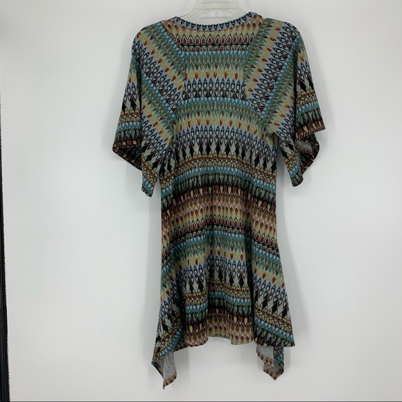 Uncle Frank Retro Print Asymmetrical Dress Size XS - Picture 7 of 12